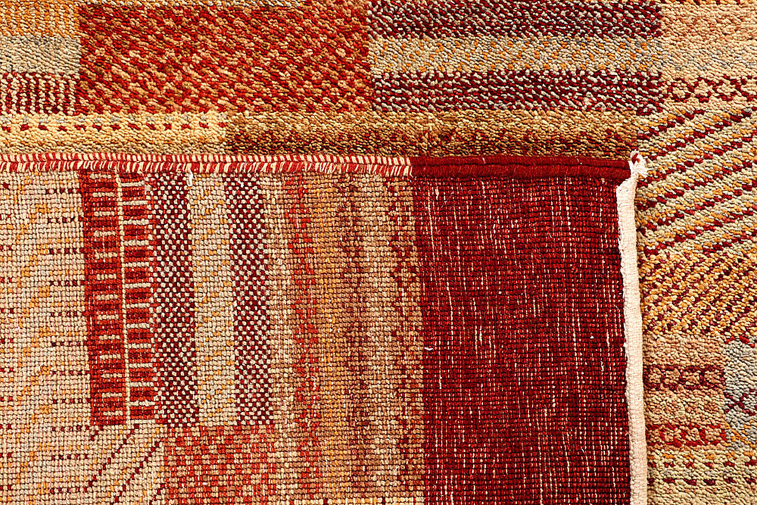 Multi Colored Gabbeh 8'  2" x 11'  3" - No. QA51216