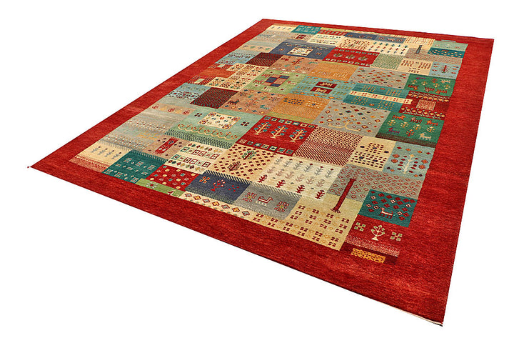 Multi Colored Gabbeh 7' 11 x 10' 9 - No. 56053 - ALRUG Rug Store