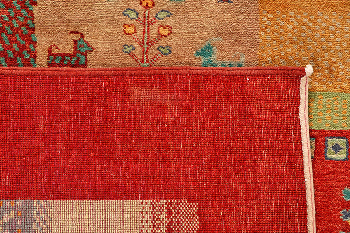 Multi Colored Gabbeh 7' 11 x 10' 9 - No. 56053 - ALRUG Rug Store