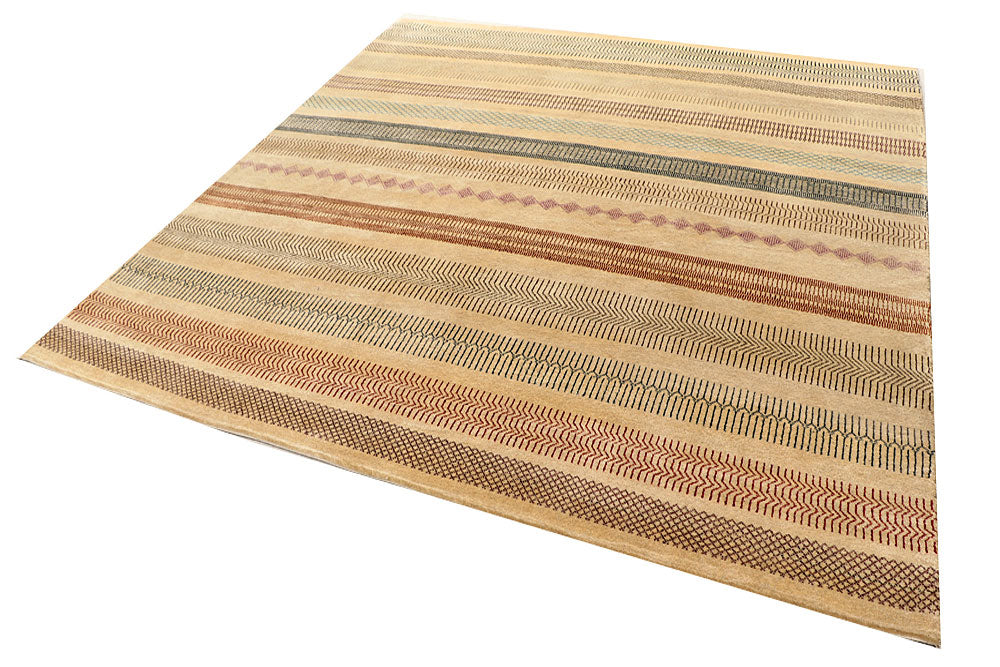 Multi Colored Gabbeh 7' 11 x 8' - No. 56055 - ALRUG Rug Store