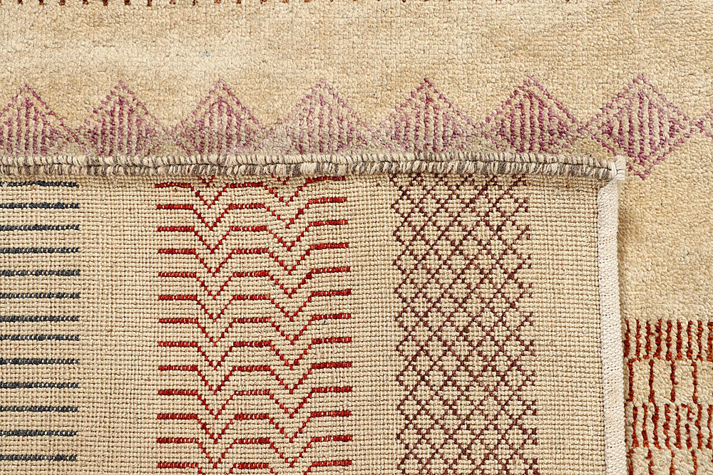 Multi Colored Gabbeh 7' 11 x 8' - No. 56055 - ALRUG Rug Store