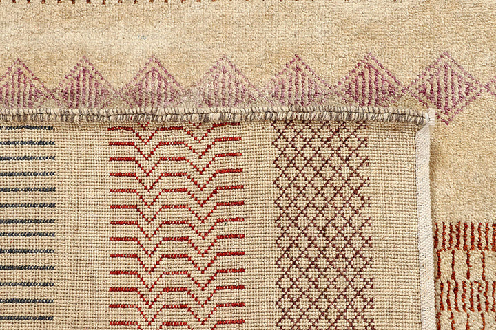 Multi Colored Gabbeh 7'  11" x 8' " - No. QA57689