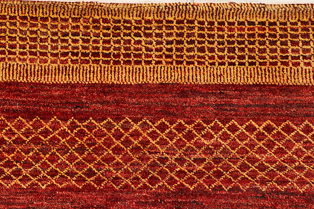 Multi Colored Gabbeh 8'  x" 9'  9" - No. QA78124