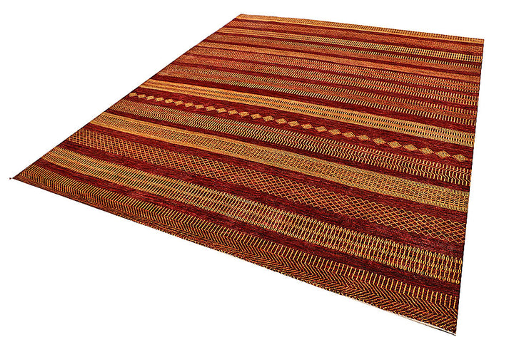 Multi Colored Gabbeh 8' x 9' 9 - No. 56056 - ALRUG Rug Store