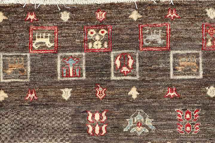 Multi Colored Gabbeh 8' 3 x 11' 1 - No. 56057 - ALRUG Rug Store