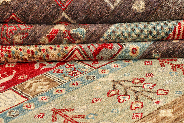 Multi Colored Gabbeh 8' 3 x 11' 1 - No. 56057 - ALRUG Rug Store