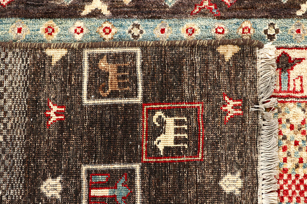 Multi Colored Gabbeh 8' 3 x 11' 1 - No. 56057 - ALRUG Rug Store
