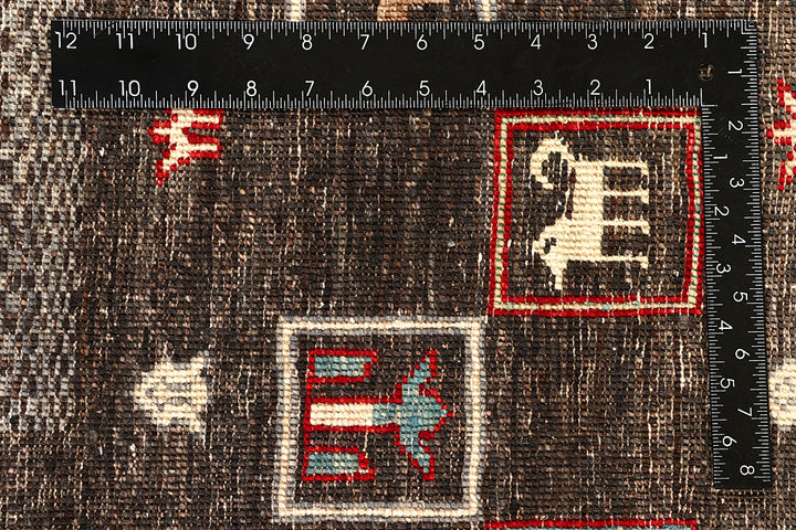 Multi Colored Gabbeh 8' 3 x 11' 1 - No. 56057 - ALRUG Rug Store