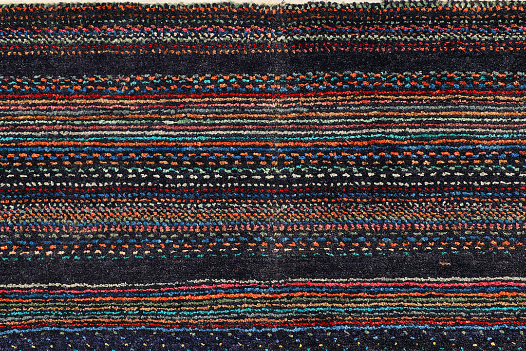 Multi Colored Gabbeh 7'  10" x 9'  11" - No. QA68313