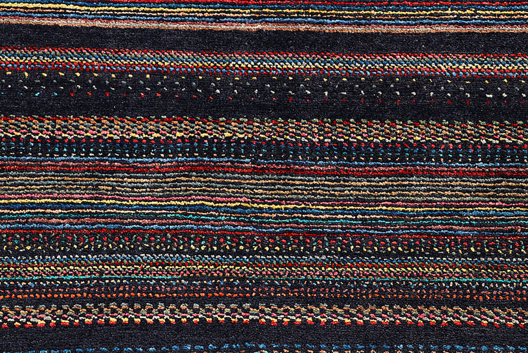 Multi Colored Gabbeh 7'  10" x 9'  11" - No. QA68313