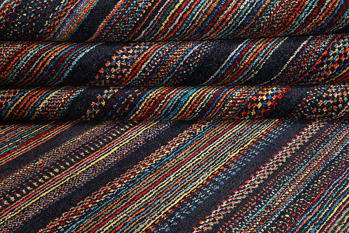 Multi Colored Gabbeh 7'  10" x 9'  11" - No. QA68313