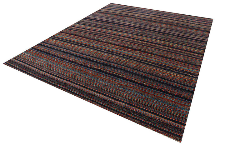 Multi Colored Gabbeh 7'  10" x 9'  11" - No. QA68313