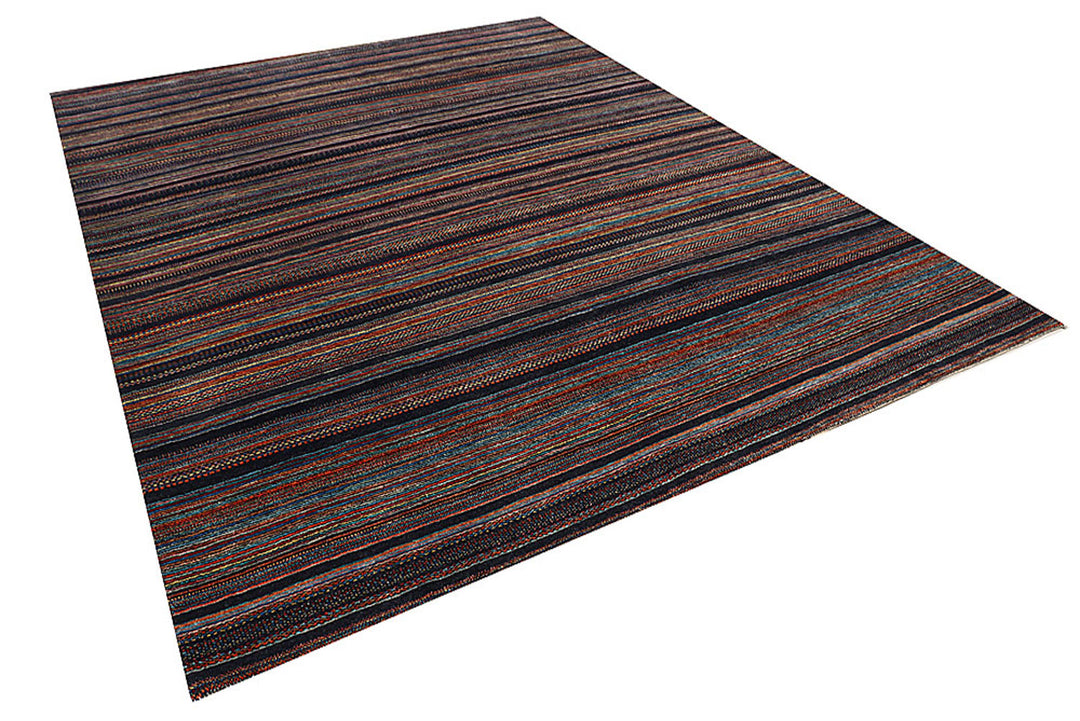 Multi Colored Gabbeh 7'  10" x 9'  11" - No. QA68313