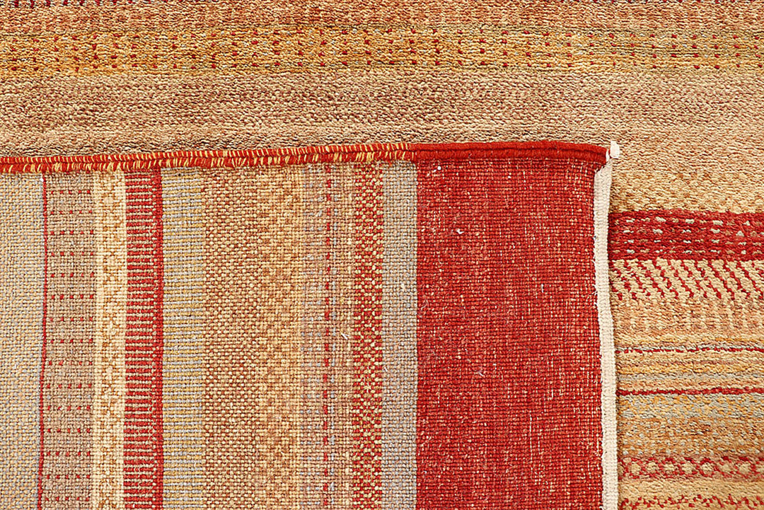Multi Colored Gabbeh 8'  3" x 11'  9" - No. QA64761