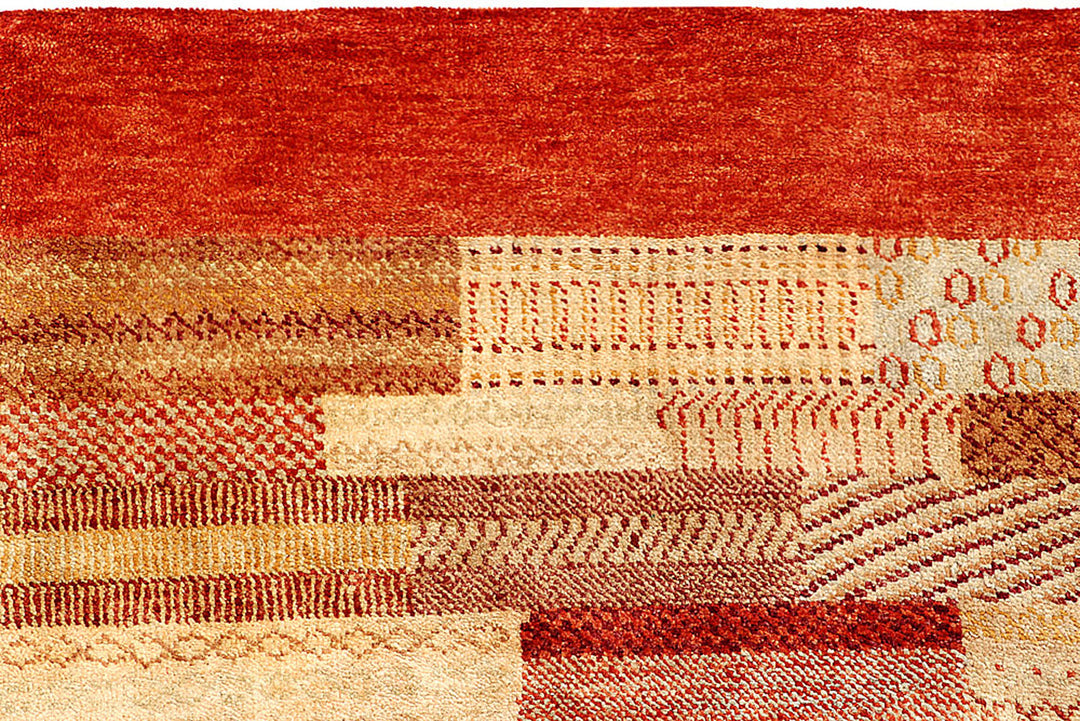 Multi Colored Gabbeh 8'  3" x 11'  2" - No. QA52445