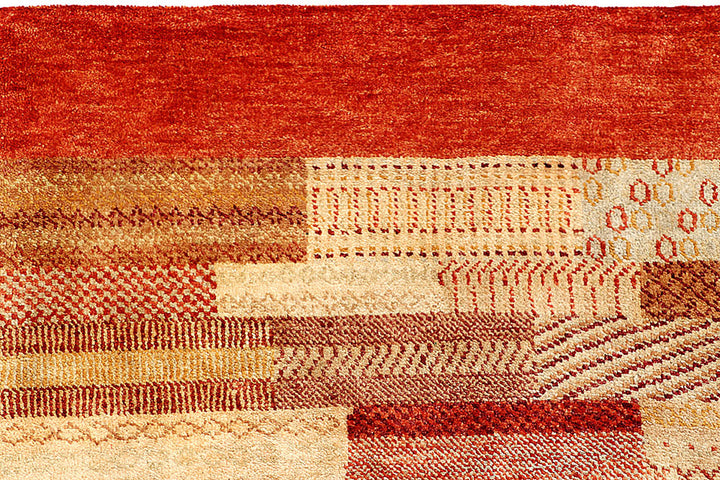 Multi Colored Gabbeh 8'  3" x 11'  2" - No. QA52445
