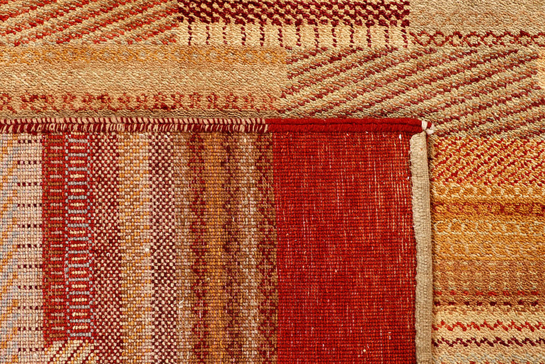 Multi Colored Gabbeh 8'  3" x 11'  2" - No. QA52445