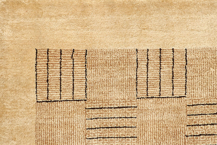 Tan Gabbeh 8'  2" x 11' " - No. QA24107