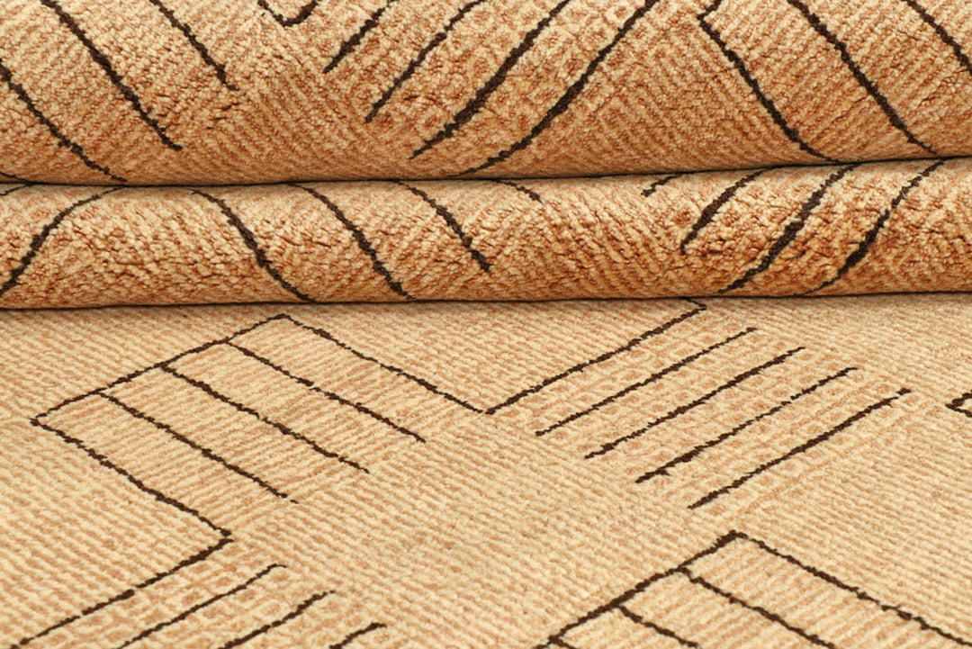 Tan Gabbeh 8'  2" x 11' " - No. QA24107