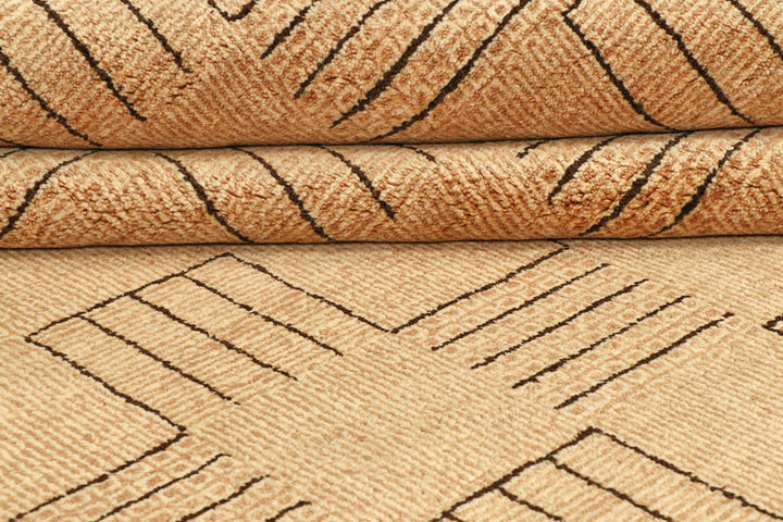 Tan Gabbeh 8'  2" x 11' " - No. QA24107