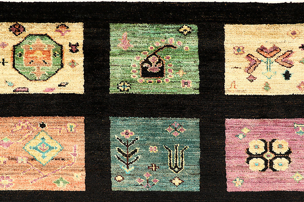 Multi Colored Gabbeh 7' 10 x 10' 1 - No. 56074 - ALRUG Rug Store