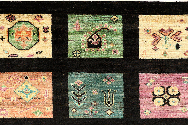 Multi Colored Gabbeh 7' 10 x 10' 1 - No. 56074 - ALRUG Rug Store