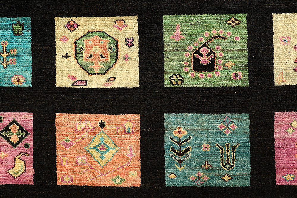 Multi Colored Gabbeh 7' 10 x 10' 1 - No. 56074 - ALRUG Rug Store