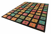 Multi Colored Gabbeh 7' 10 x 10' 1 - No. 56074 - ALRUG Rug Store