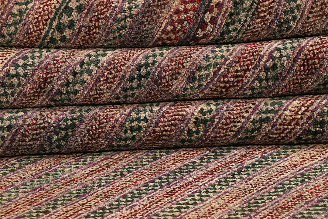 Multi Colored Gabbeh 8'  4" x 9'  5" - No. QA54001