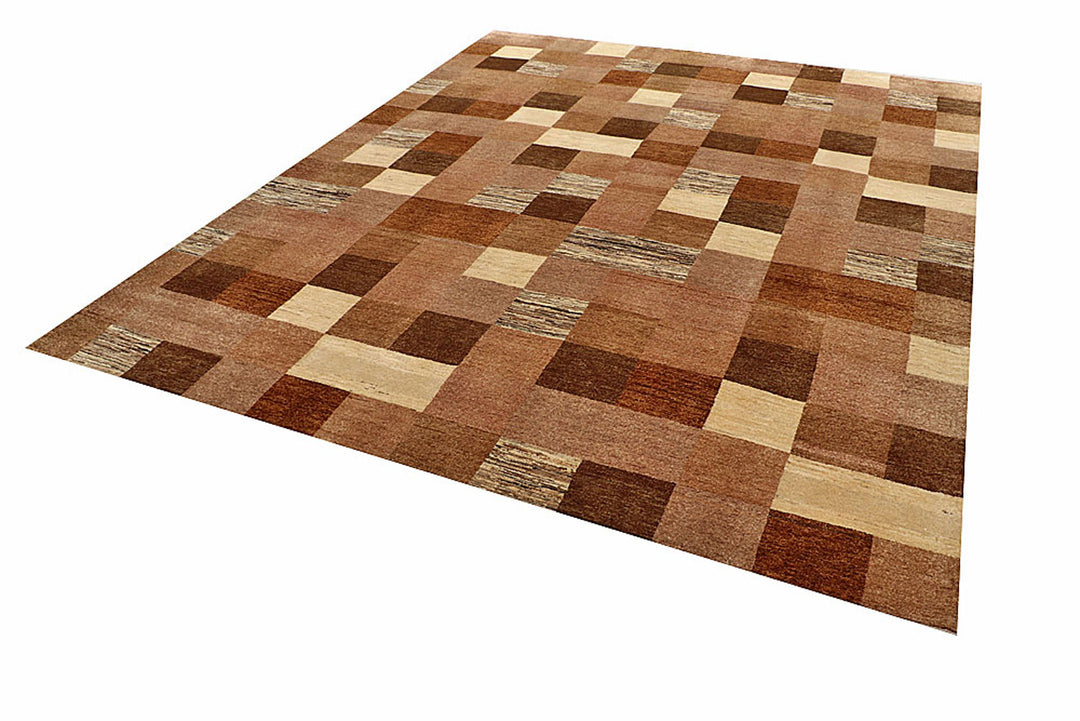 Multi Colored Gabbeh 7'  10" x 9'  11" - No. QA28350
