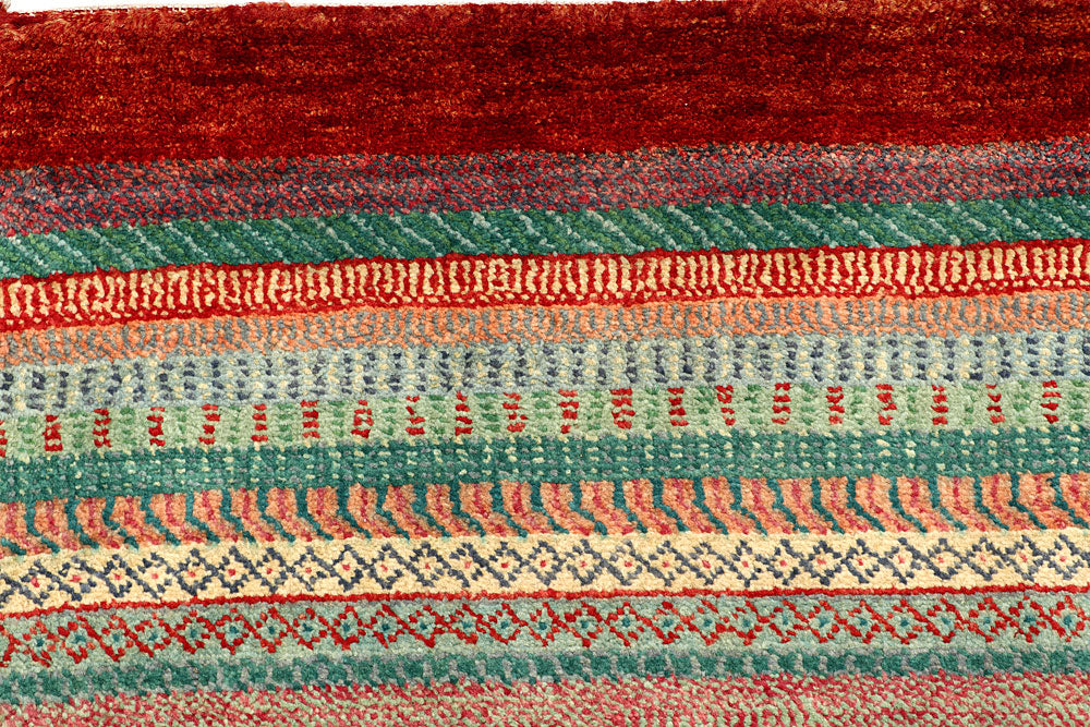 Multi Colored Gabbeh 8' 2 x 11' 7 - No. 56078 - ALRUG Rug Store