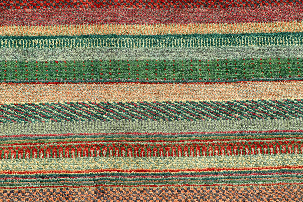 Multi Colored Gabbeh 8' 2 x 11' 7 - No. 56078 - ALRUG Rug Store