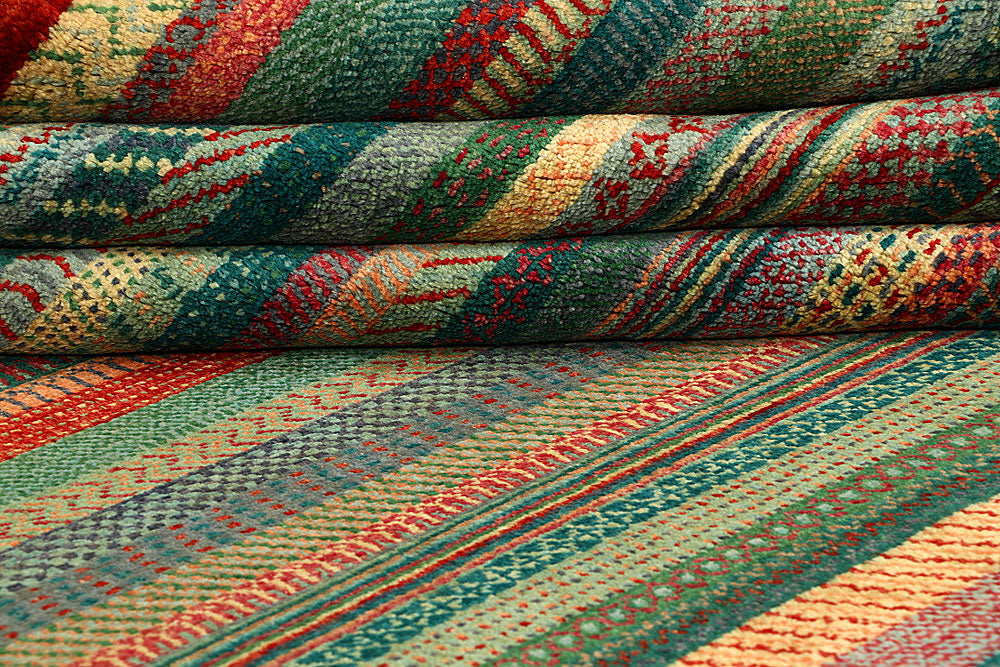 Multi Colored Gabbeh 8' 2 x 11' 7 - No. 56078 - ALRUG Rug Store