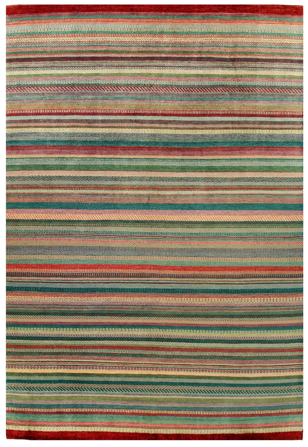 Multi Colored Gabbeh 8' 2 x 11' 7 - No. 56078 - ALRUG Rug Store