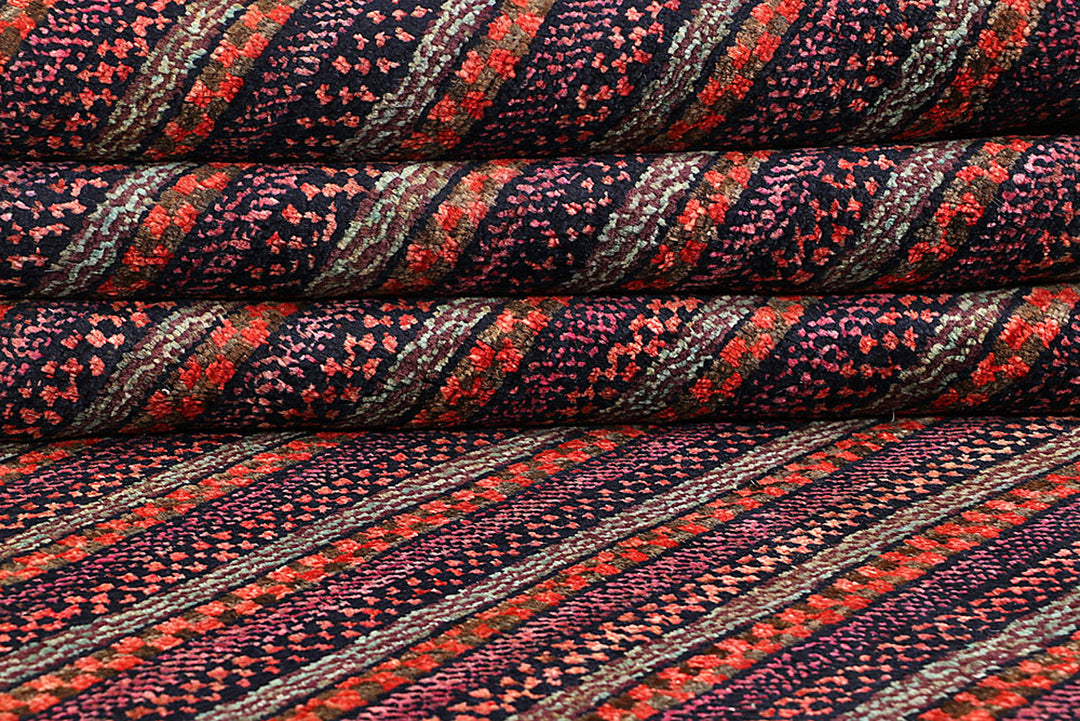 Multi Colored Gabbeh 8'  2" x 9'  11" - No. QA44321