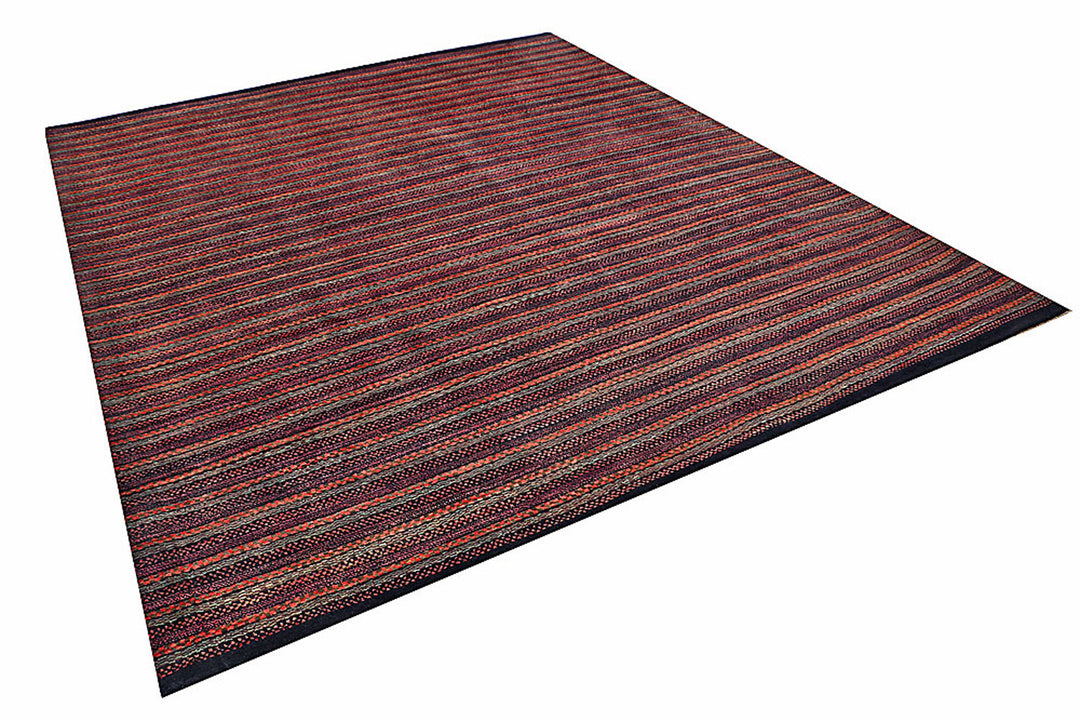 Multi Colored Gabbeh 8'  2" x 9'  11" - No. QA44321