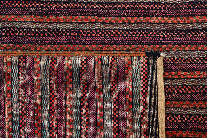 Multi Colored Gabbeh 8'  2" x 9'  11" - No. QA44321