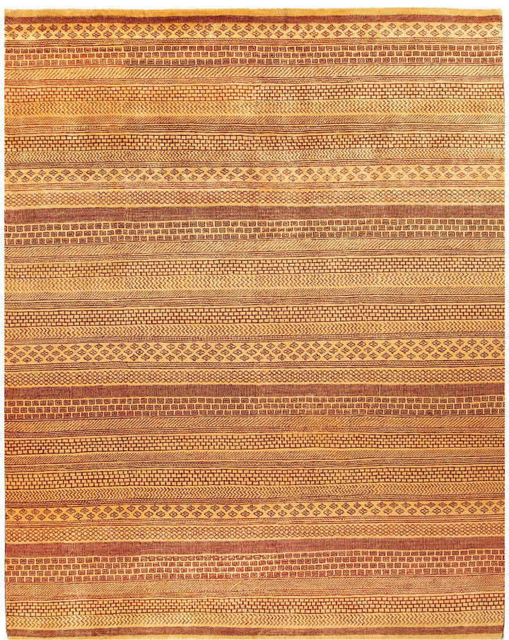 Goldenrod Gabbeh 8'  2" x 10'  2" - No. QA19155