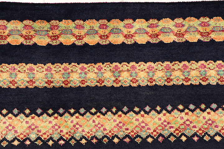 Midnight Blue Gabbeh 8' 5 x 11' 3 - No. 56083 - ALRUG Rug Store