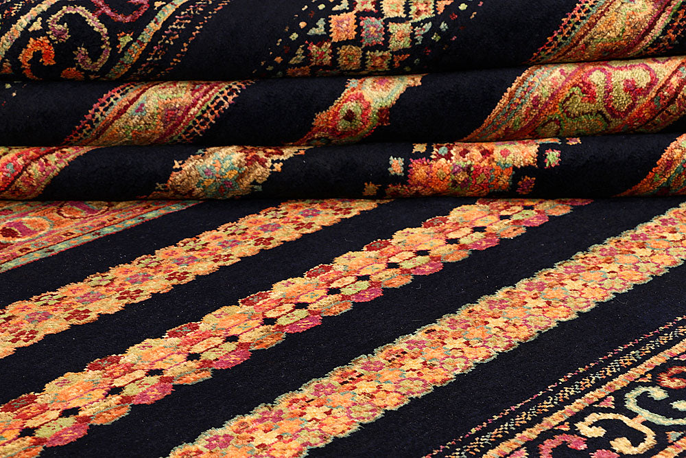 Midnight Blue Gabbeh 8' 5 x 11' 3 - No. 56083 - ALRUG Rug Store