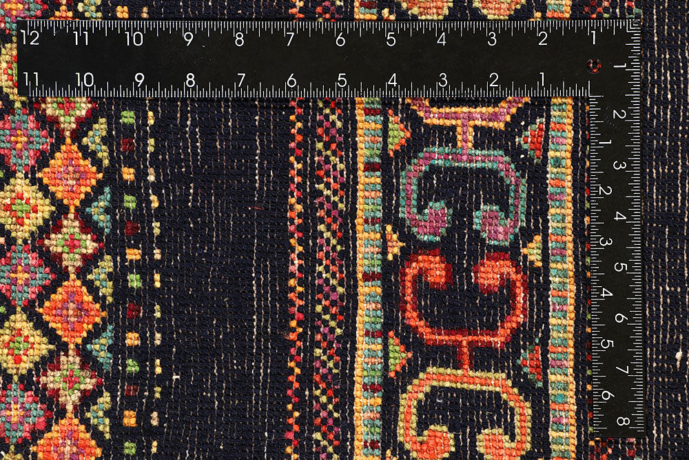 Midnight Blue Gabbeh 8' 5 x 11' 3 - No. 56083 - ALRUG Rug Store