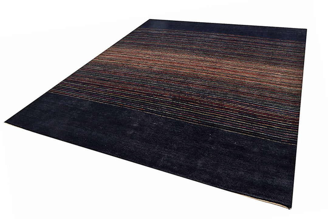 Multi Colored Gabbeh 8'  1" x 9'  11" - No. QA14562