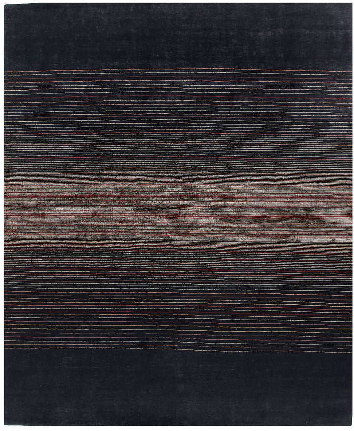 Multi Colored Gabbeh 8'  1" x 9'  11" - No. QA14562