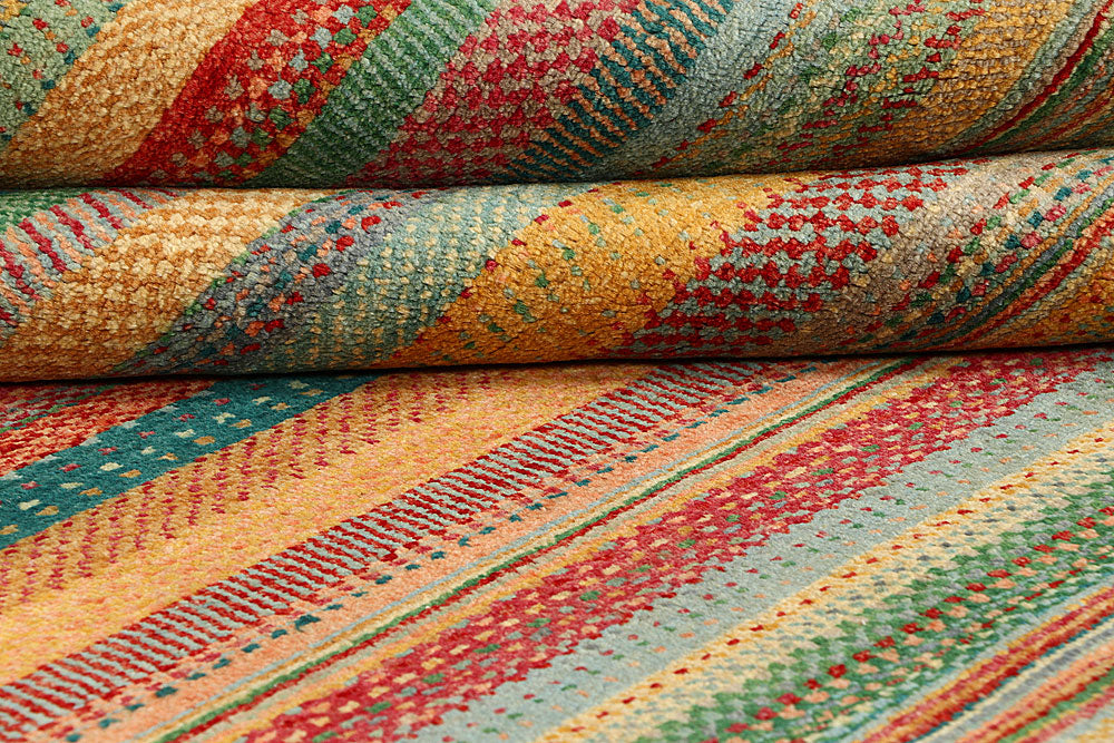 Multi Colored Gabbeh 8' 2 x 11' 3 - No. 56086 - ALRUG Rug Store