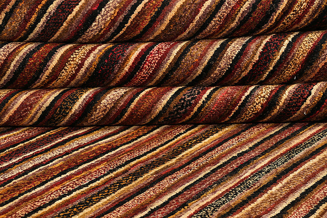 Multi Colored Gabbeh 7'  11" x 10' " - No. QA33682