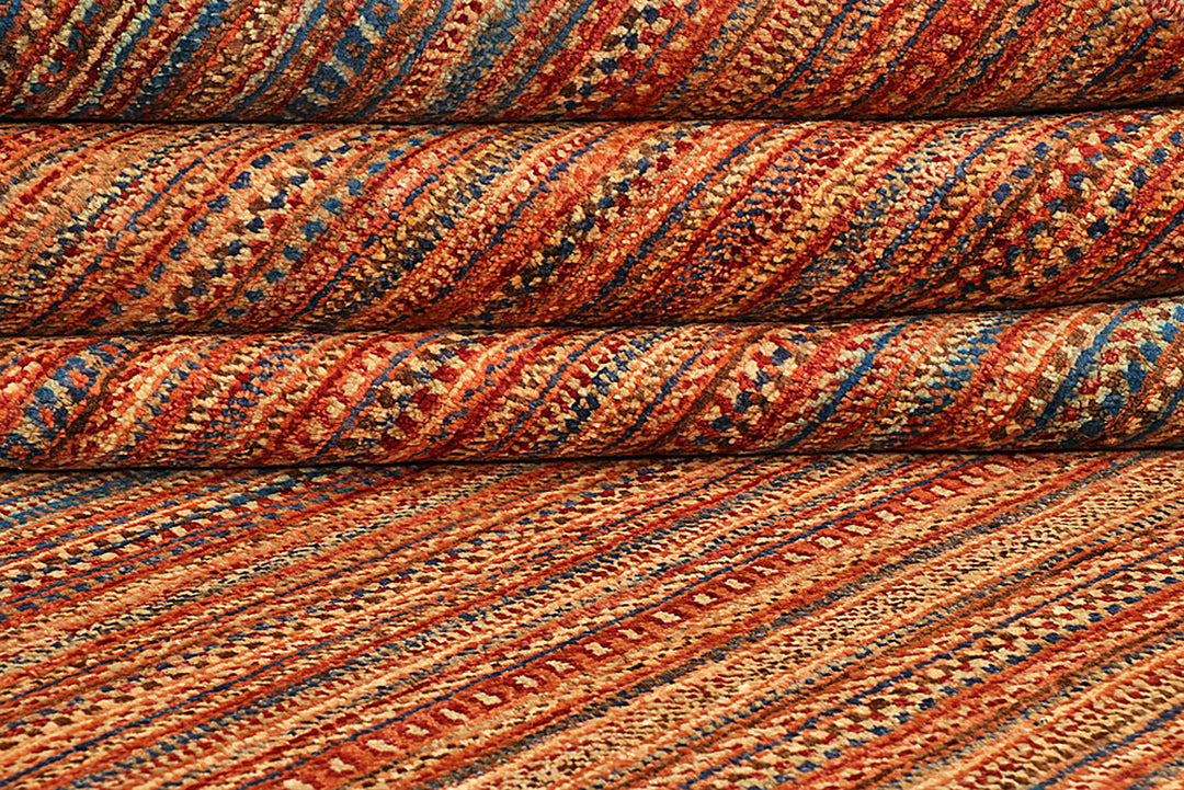 Multi Colored Gabbeh 8'  4" x 11'  6" - No. QA38967