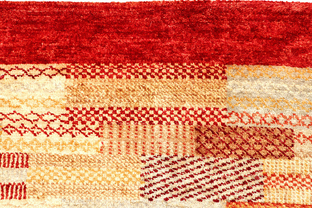 Multi Colored Gabbeh 2' 8 x 9' 11 - No. 56091 - ALRUG Rug Store