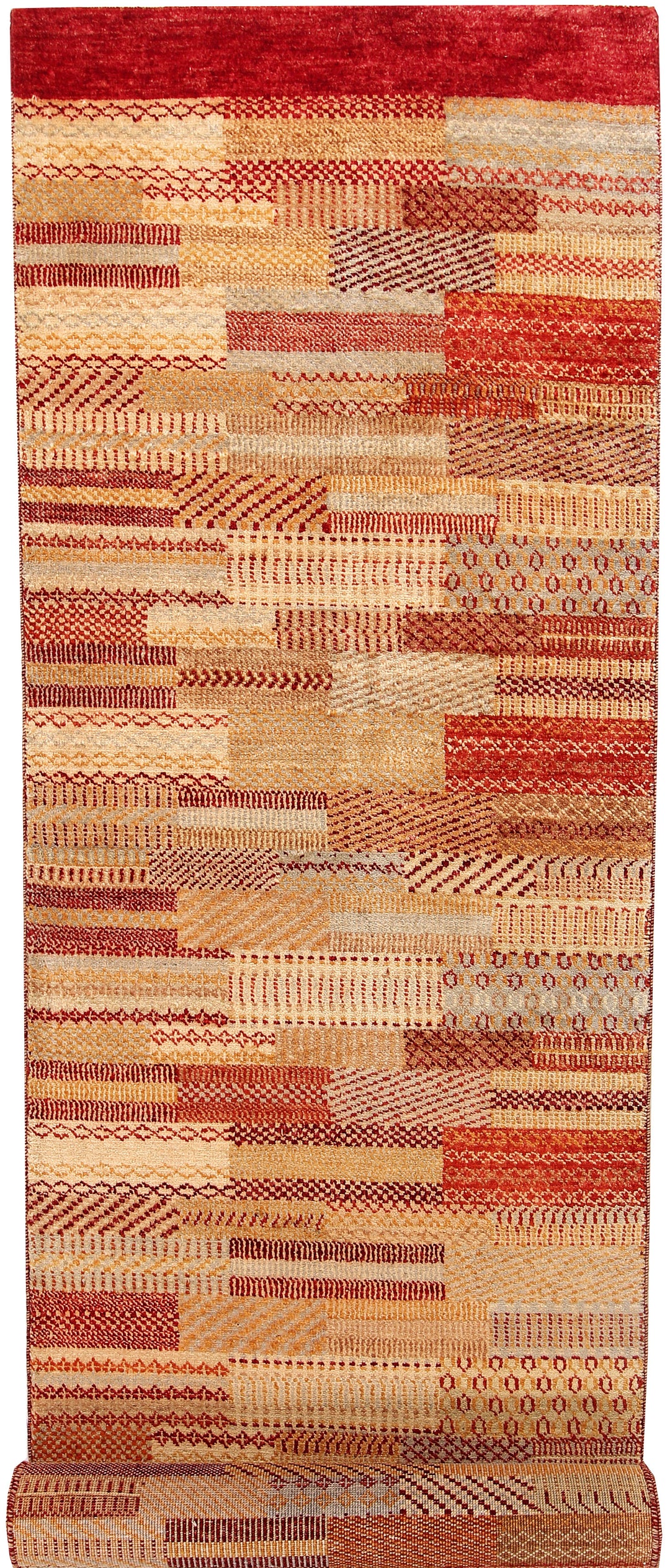 Multi Colored Gabbeh 2' 8 x 9' 11 - No. 56091 - ALRUG Rug Store
