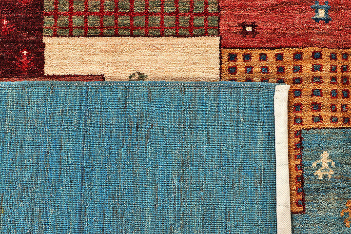 Multi Colored Gabbeh 9' 1 x 11' 7 - No. 56094 - ALRUG Rug Store