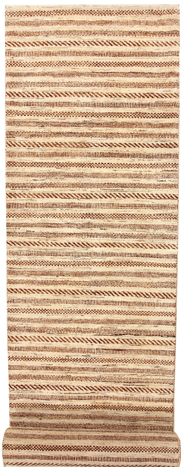 Cornsilk Gabbeh 2'  7" x 12'  3" - No. QA96977